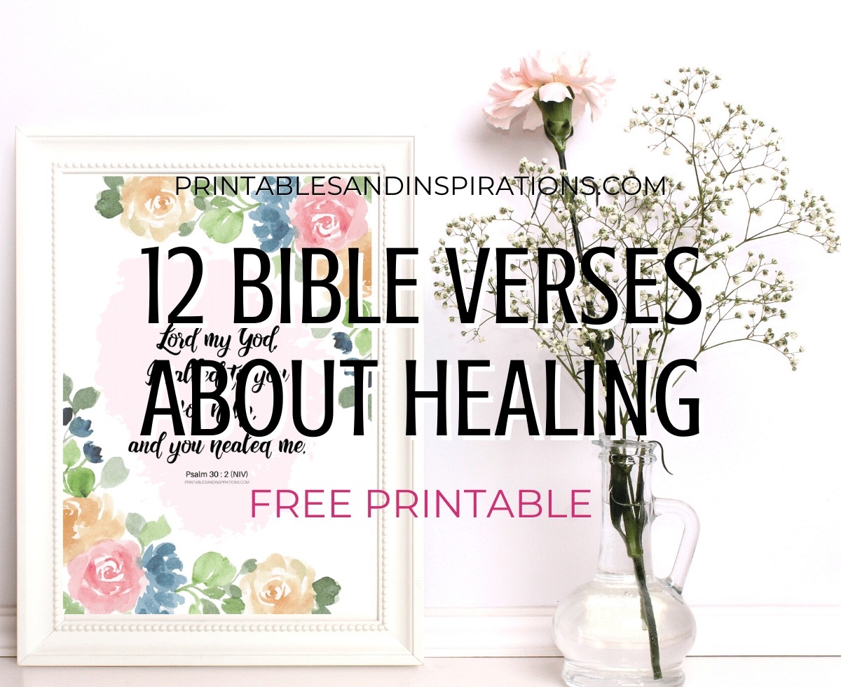 12 free printable bible verses on healing printables and inspirations