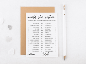12 Free Printable Bridal Shower Games Modern MOH