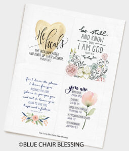12 Printable Scripture Cards Size 3 5 By 5in Personal Use Only Print From Home