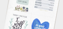 12 Printable Scripture Cards Size 3 5 By 5in Personal Use Only Print From Home