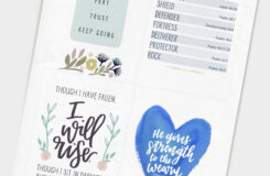 12 Printable Scripture Cards Size 3 5 By 5in Personal Use Only Print From Home