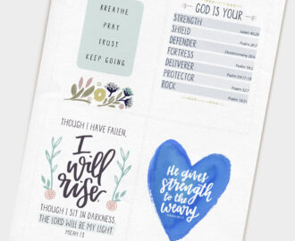 12 Printable Scripture Cards Size 3 5 By 5in Personal Use Only Print From Home