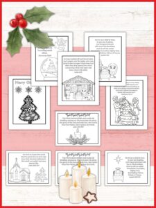 15 Free Christian Christmas Coloring Pages With Bible Verses Healing Home