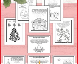 15 Free Christian Christmas Coloring Pages With Bible Verses Healing Home