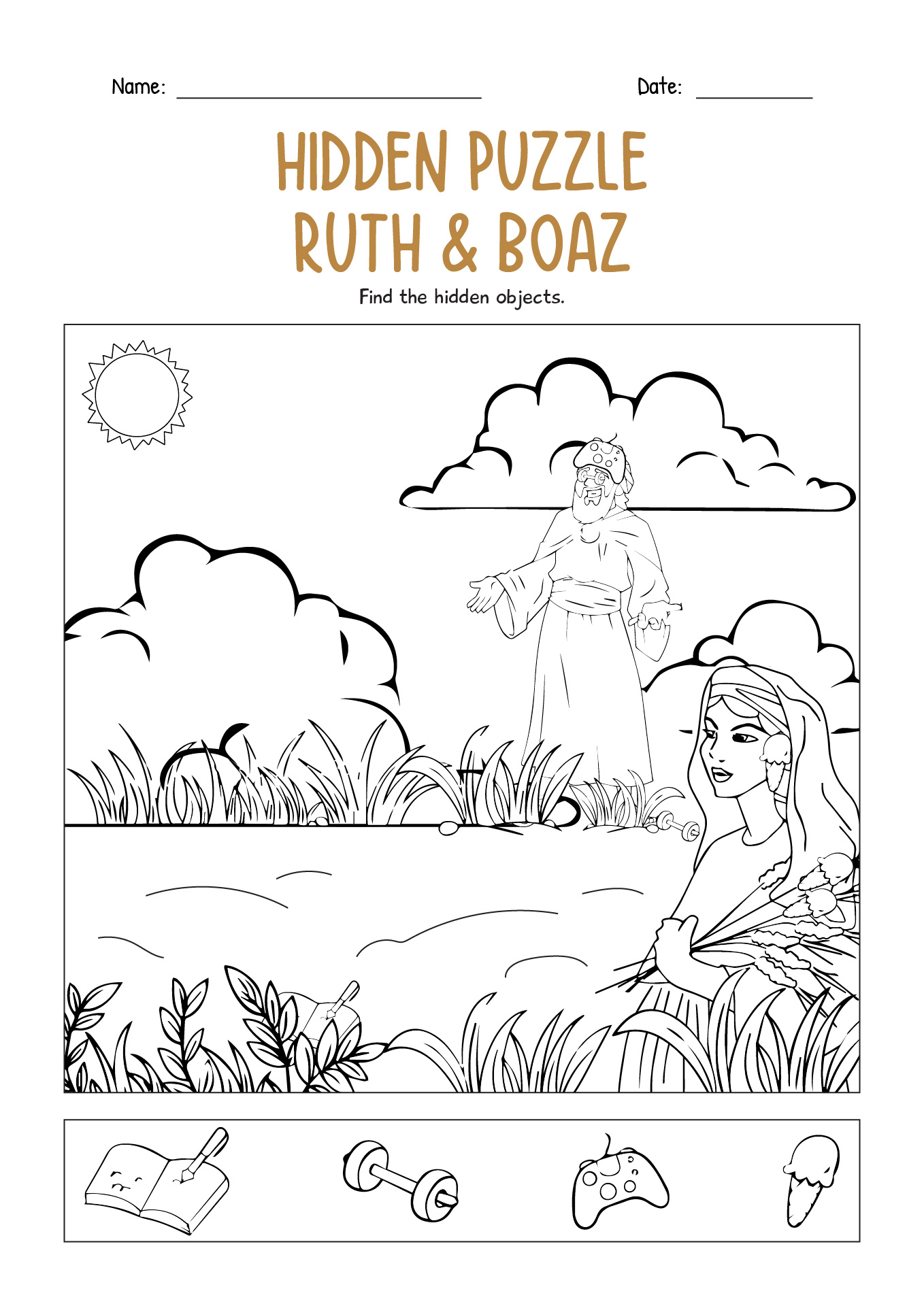 16 Bible Hidden Pictures Worksheets Free PDF At Worksheeto