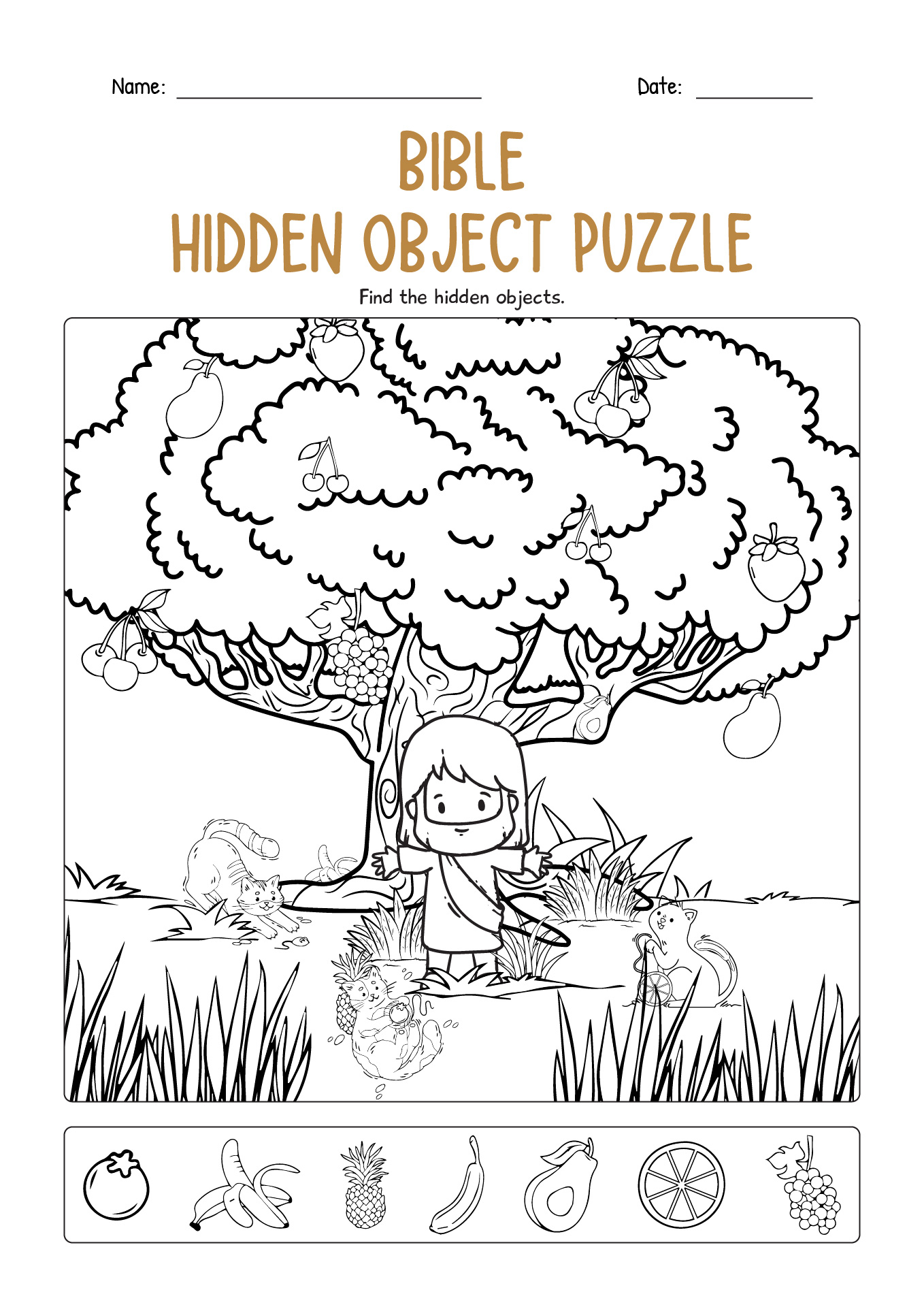 16 Bible Hidden Pictures Worksheets Free PDF At Worksheeto