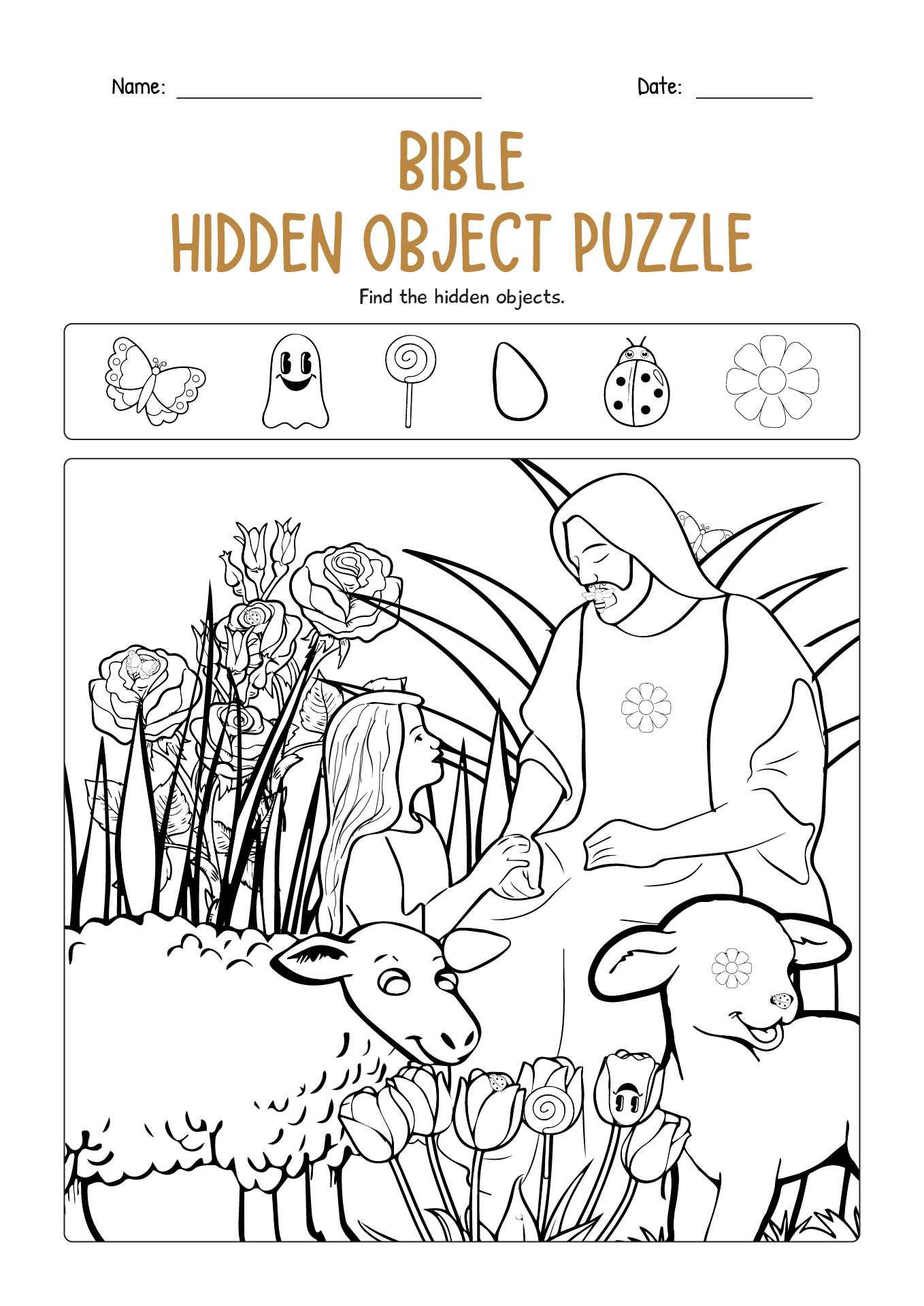 16 Bible Hidden Pictures Worksheets Free PDF At Worksheeto