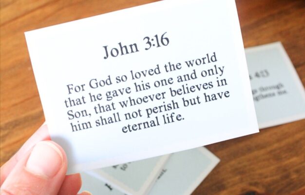 16 Bible Verses To Memorize Free Printable Cards