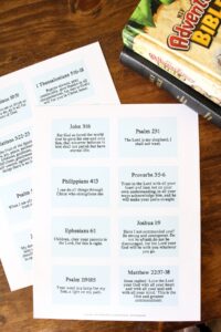 16 Bible Verses To Memorize Free Printable Cards