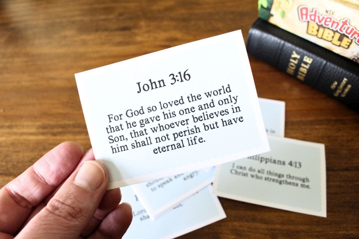 16 Bible Verses To Memorize Free Printable Cards 