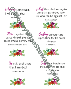 18 Completely Free Printable Bible Verses