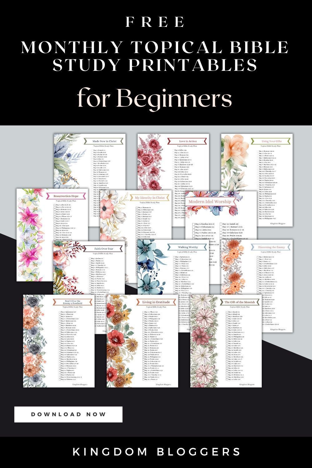 Free Printable Bible Study for Beginners