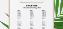 2 Year Bible Reading Plan With Printable PDF