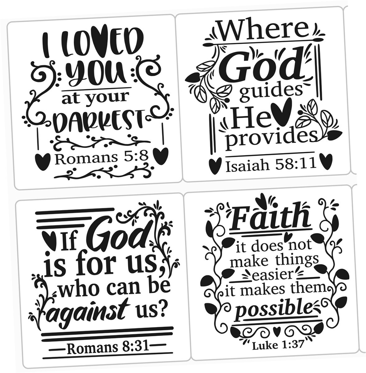 20 BIBLE VERSE STICKERS Christian Journals Religious Stickers Christian Verse EBay