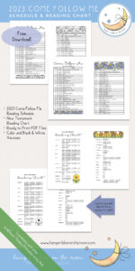 2023 Come Follow Me Schedule New Testament Reading Chart Free Download Hang A Ribbon On The Moon