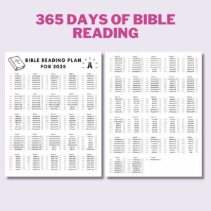 2025 bible reading plan christian gospel reading log digital download etsy