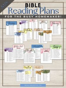 2025 Bible Reading Plans Healing Home