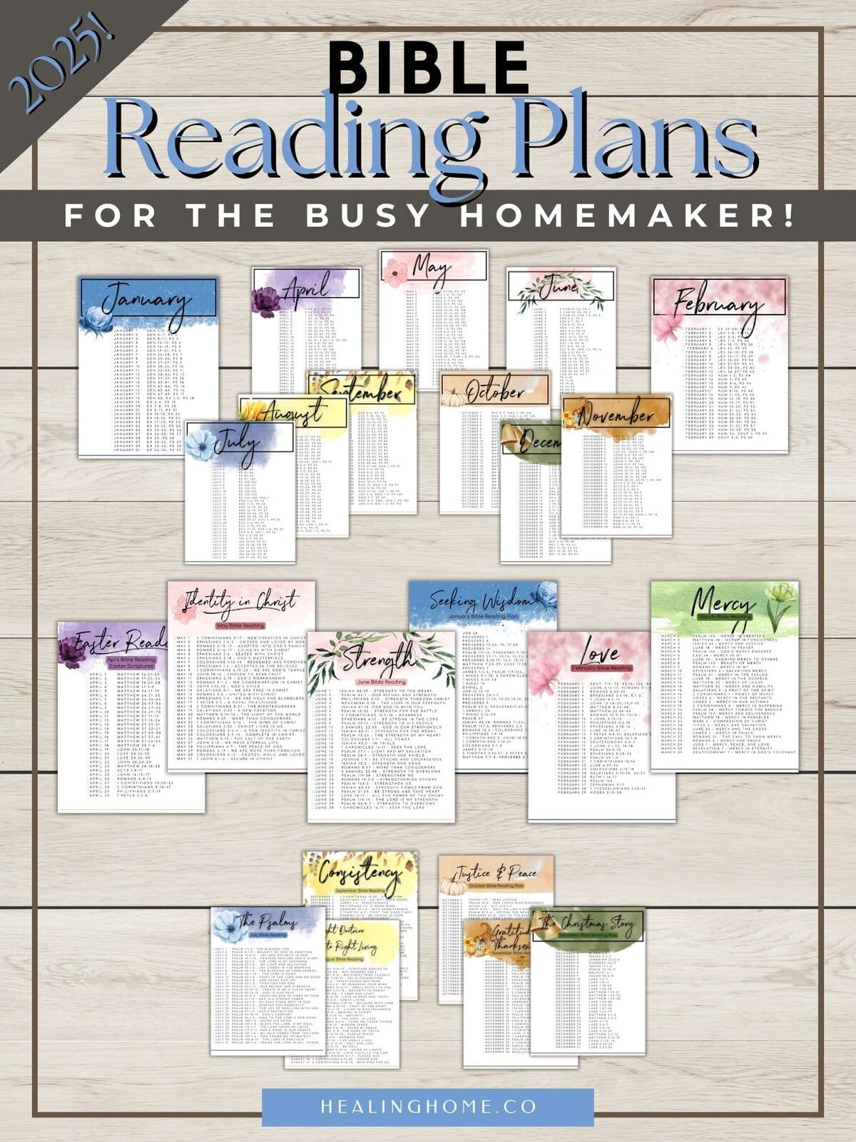 2025 Bible Reading Plans Healing Home