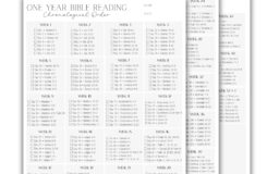 2025 Bible Reading Tracker 1 Year Bible Reading Plan 52 Week Daily Bible Reading Plan Chronological Bible Reading Checklist Digital Download Etsy