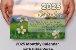 2025 Printable Monthly Calendar With Bible Verse By Tabithadigitalph Raket PH