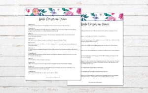 21 Bible Verses On Grace My Printable Faith