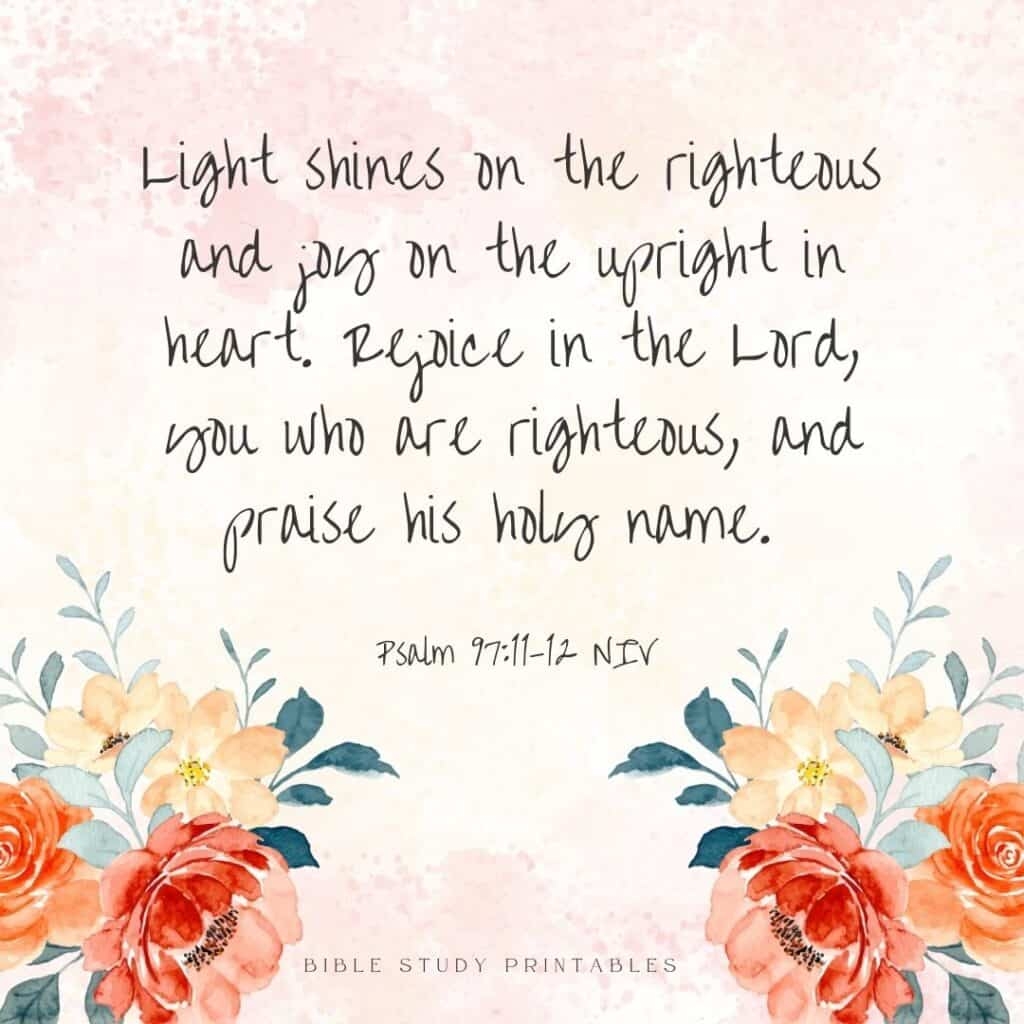 Printable Healing Bible Studies