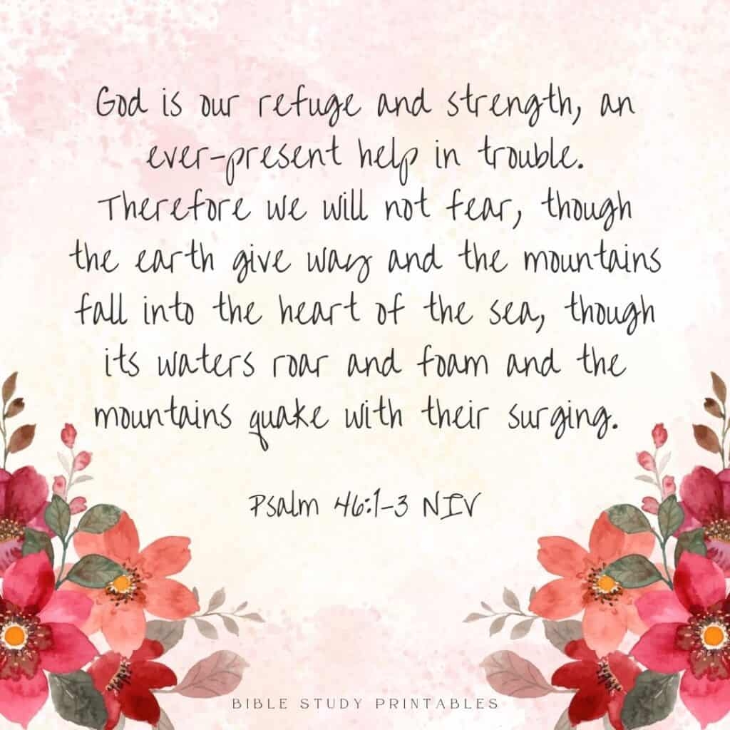 21 Healing Psalms Scriptures Free Printable 