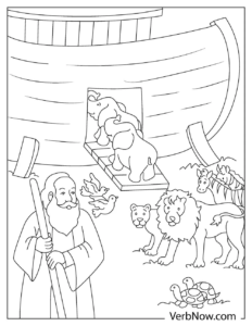 22 Free Noah s Ark Coloring Pages For Download Printable PDF