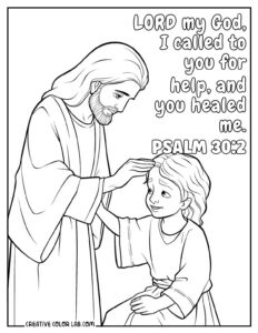 24 Jesus Coloring Pages Free PDF Printables