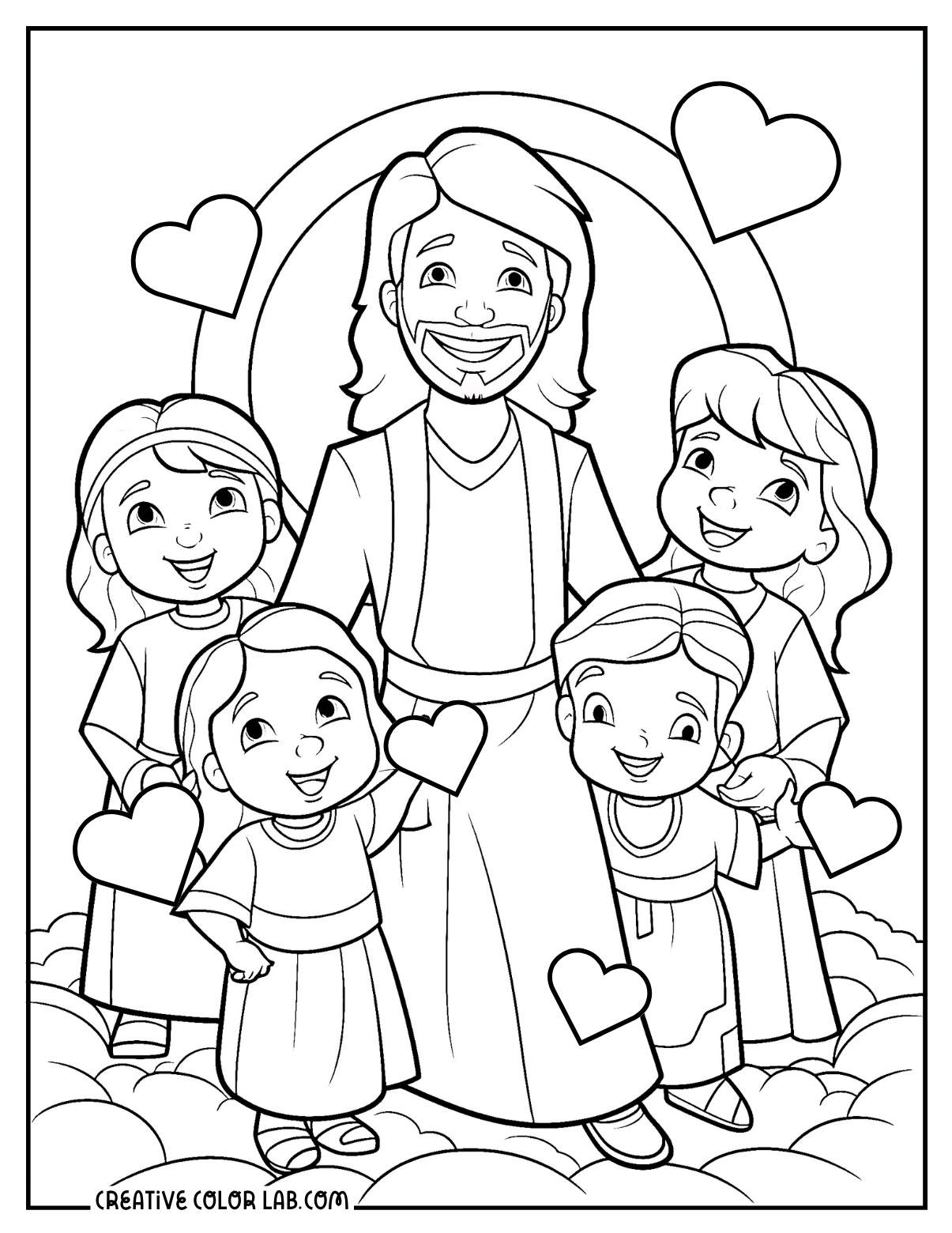 Free Printable Bible Story Coloring Pages for Kids
