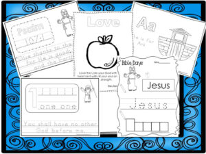 250 bible learning worksheets download preschool kindergarten bible study worksheets in pdf files etsy