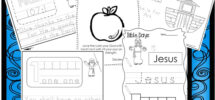 250 Bible Learning Worksheets Download Preschool kindergarten Bible Study Worksheets In PDF Files Etsy