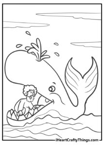 29 Jonah And The Whale Coloring Pages 100 Free To Print