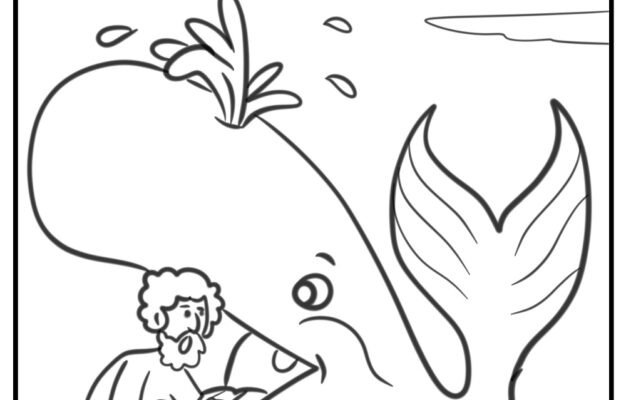29 Jonah And The Whale Coloring Pages 100 Free To Print