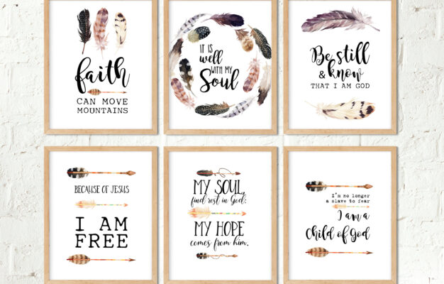 30 Bible Verse Prints Printable Wall Art Scripture Set Bible Verse Poster Set Christian Prints Set 8x10 Digital Posters Christian Art Etsy
