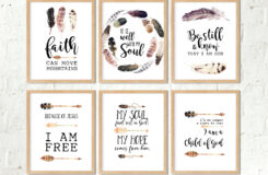 30 Bible Verse Prints Printable Wall Art Scripture Set Bible Verse Poster Set Christian Prints Set 8x10 Digital Posters Christian Art Etsy