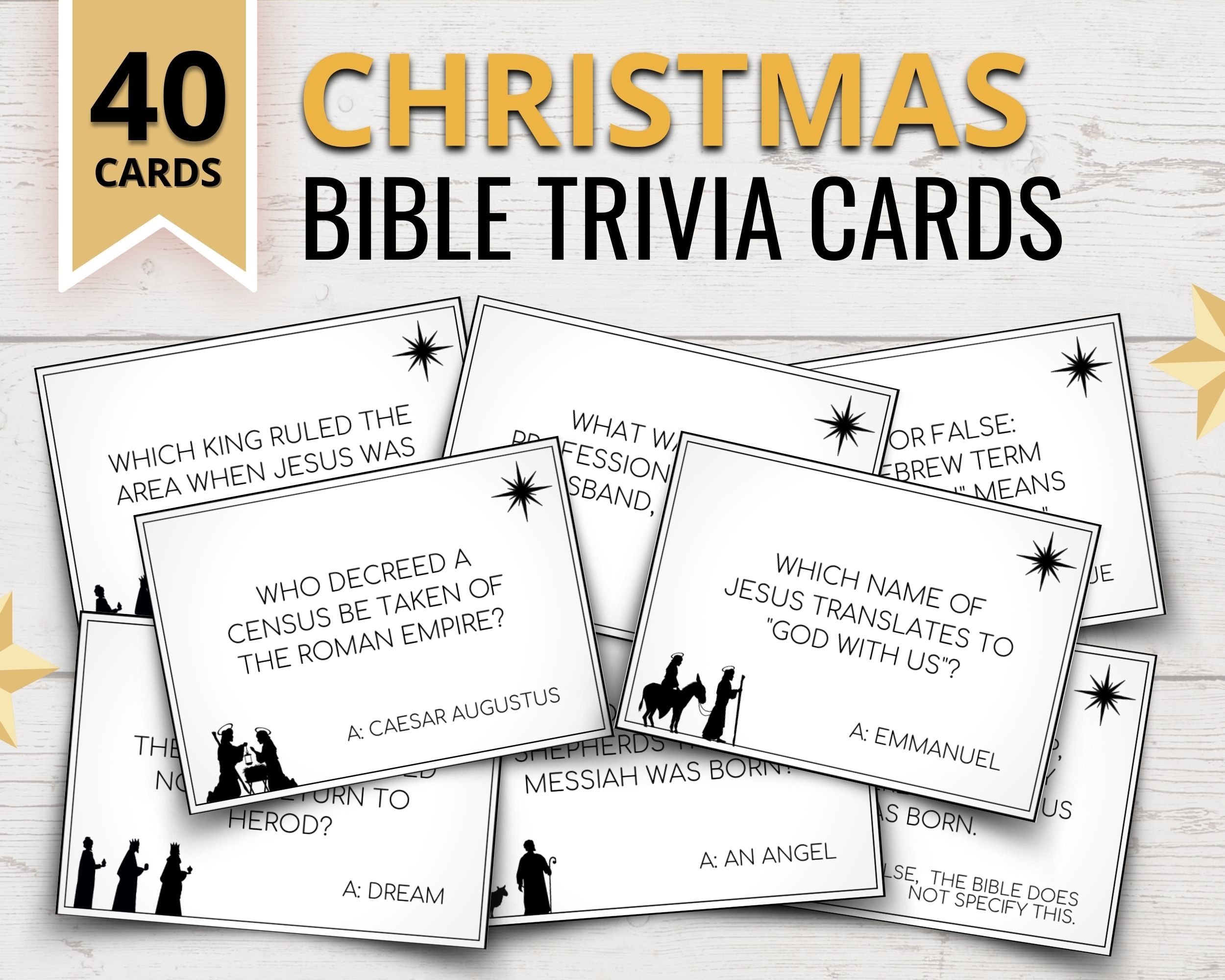 Printable Bible Trivia and Answers