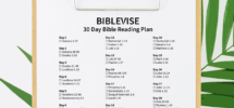 30 Day Bible Reading Plan With Printable PDF