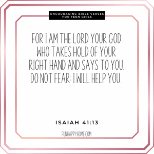 30 Encouraging Bible Verses For Teen Girls Fun Happy Home