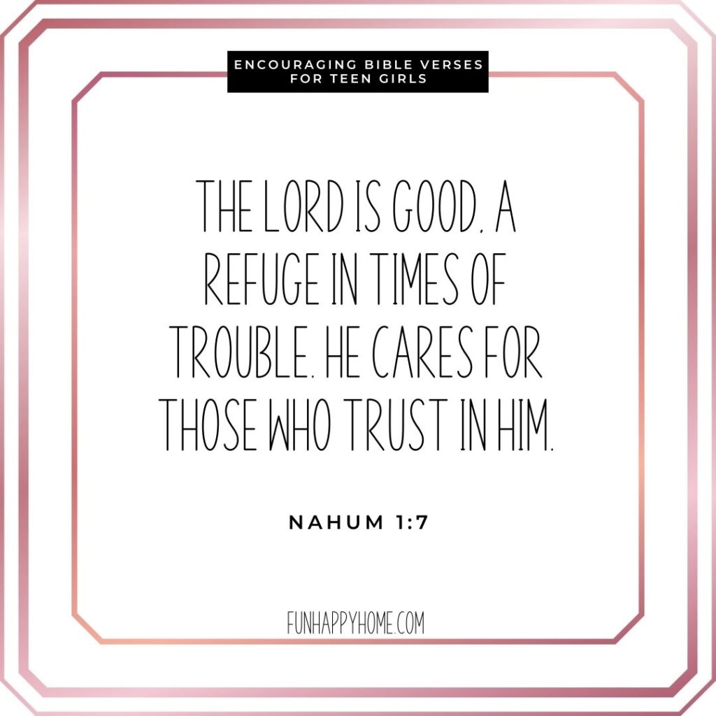 30 Encouraging Bible Verses For Teen Girls Fun Happy Home