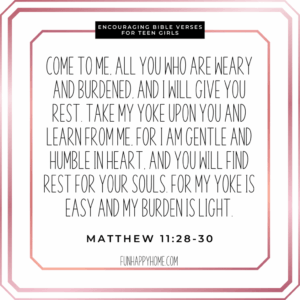 30 Encouraging Bible Verses For Teen Girls Fun Happy Home