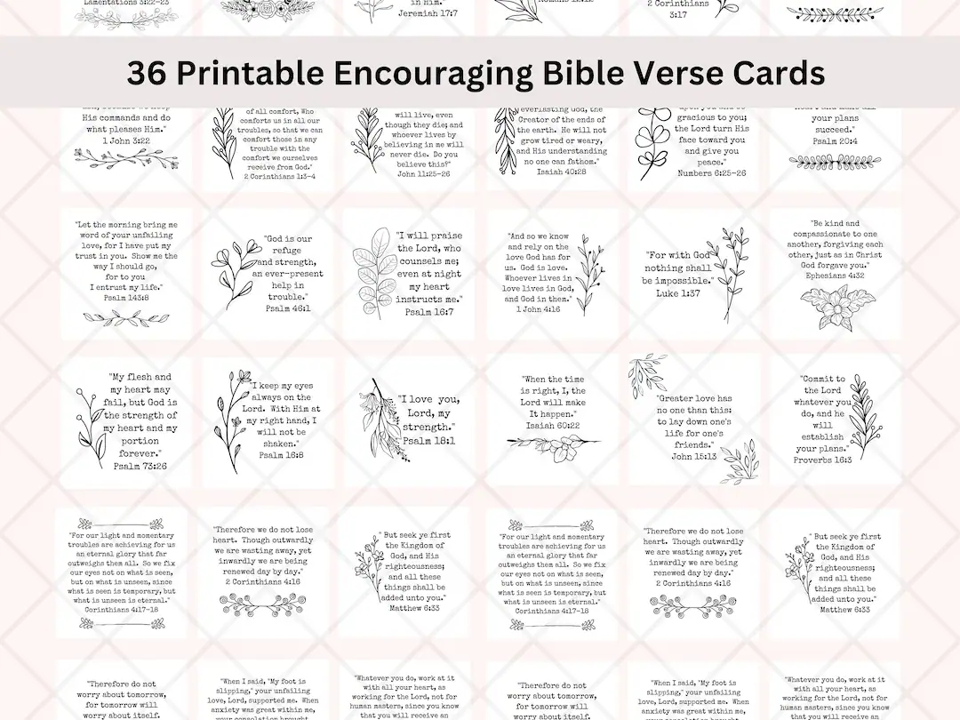 Free Printable Bible Verses Single Line