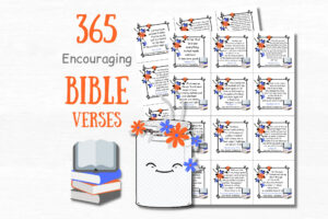 365 Bible Verse Cards Scripture Gifts Bible Journaling Daily Verse Cards Bible Study Christian Stickers Printable Quotes Cards Bible Quotes Etsy