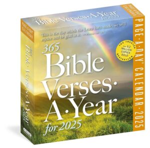 365 Bible Verses A Year Page A Day Calendar 2025 Timeless Words From The Bible To Guide Comfort And Inspire Workman Calendars 9781523525393 Amazon Books