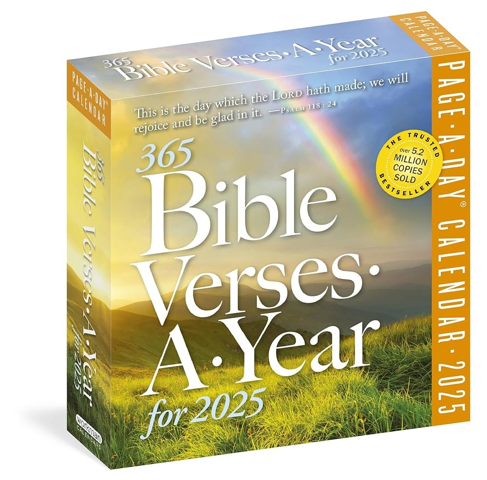 365 Bible Verses A Year Page A Day Calendar 2025 Timeless Words From The Bible To Guide Comfort And Inspire Workman Calendars 9781523525393 Amazon Books