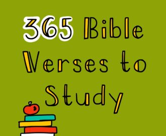 365 Bible Verses To Print For The Entire Year