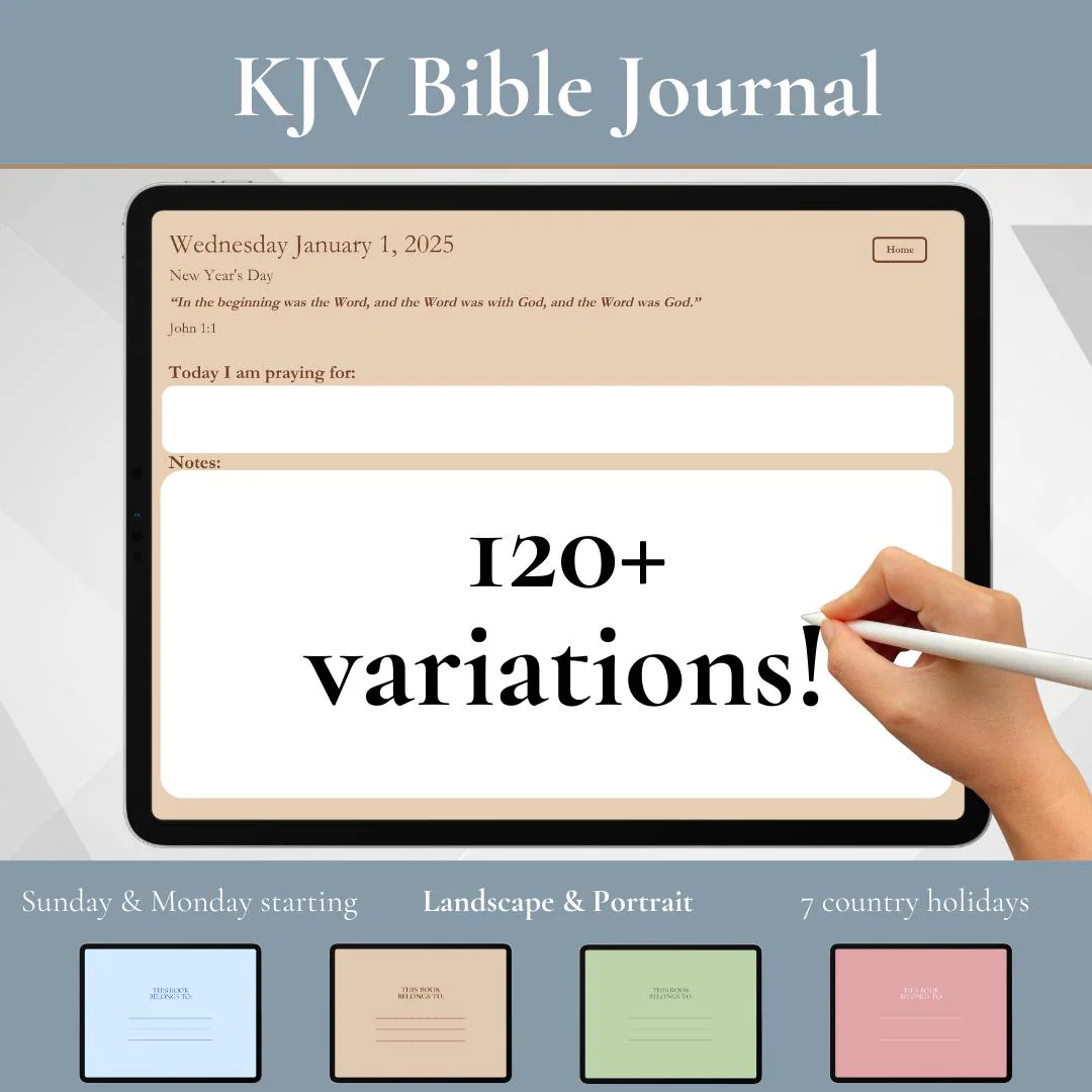 365 Day Bible Journal Etsy