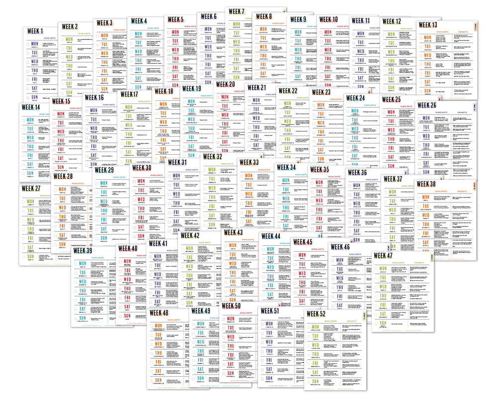 Free Printable 365 Bible Study Lessons