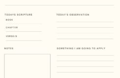 365 Day S O A P Journal Free Printable Free Bible Worksheets