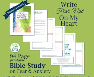 365 Fear Bible Verses Write Them On My Heart